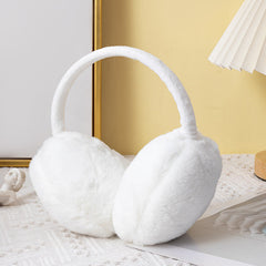 Grey foldable ear muffs for women