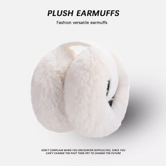Warm winter ear muffs in beige