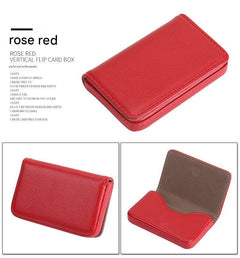 Professional PU card holder featuring logo customisation