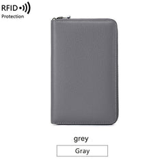 Premium RFID Leather Passport Holder Image 5