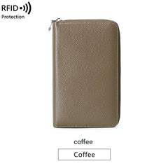 Premium RFID Leather Passport Holder Image 9