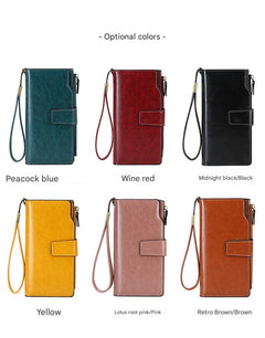 Assorted Colours of RFID Blocking Wallets