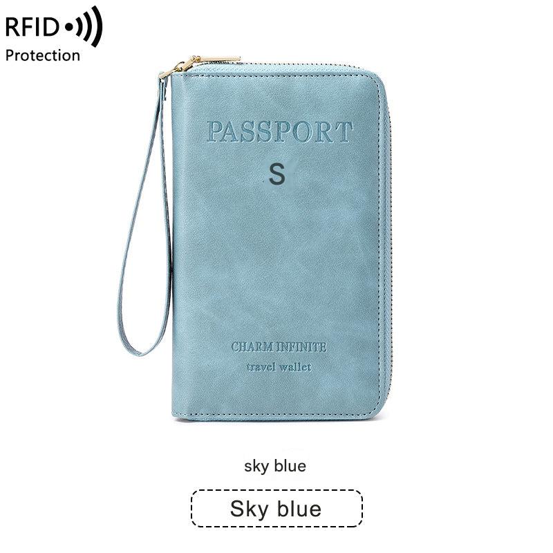 RFID passport holder in pink