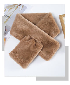 Cozy Multi-Color Faux Fur Scarf Image 10