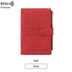 Secure RFID Passport Holder in Pink