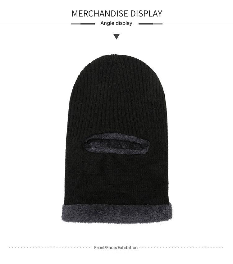 Side view of stylish beanie for winter
