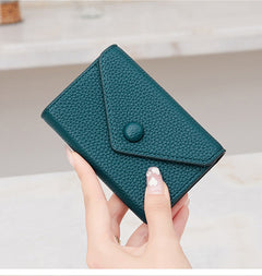 Stylish RFID blocking wallet in burgundy