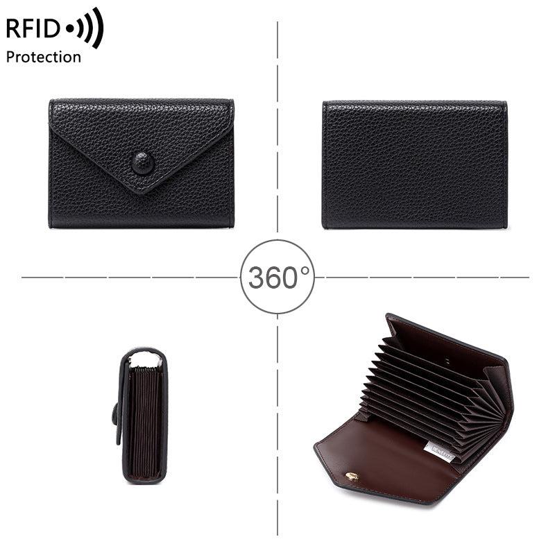 Khaki lightweight RFID wallet