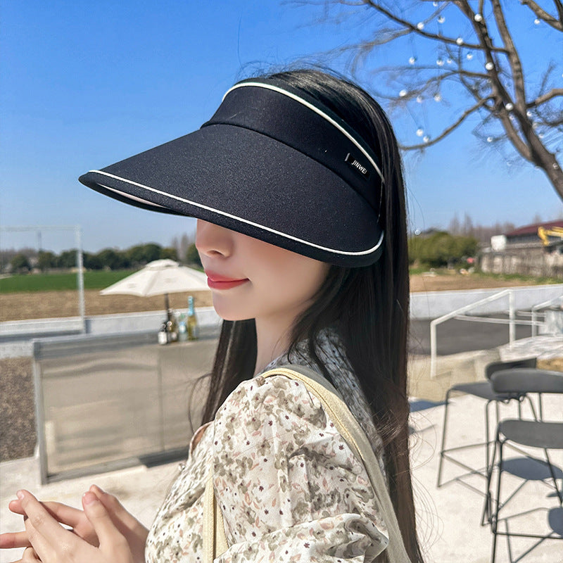 fashionable outdoor sun protection hat
