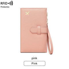 lightweight black passport holder