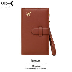 RFID blocking passport holder black