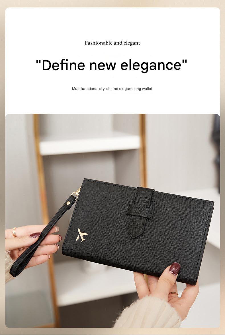 passport holder showing compartments
