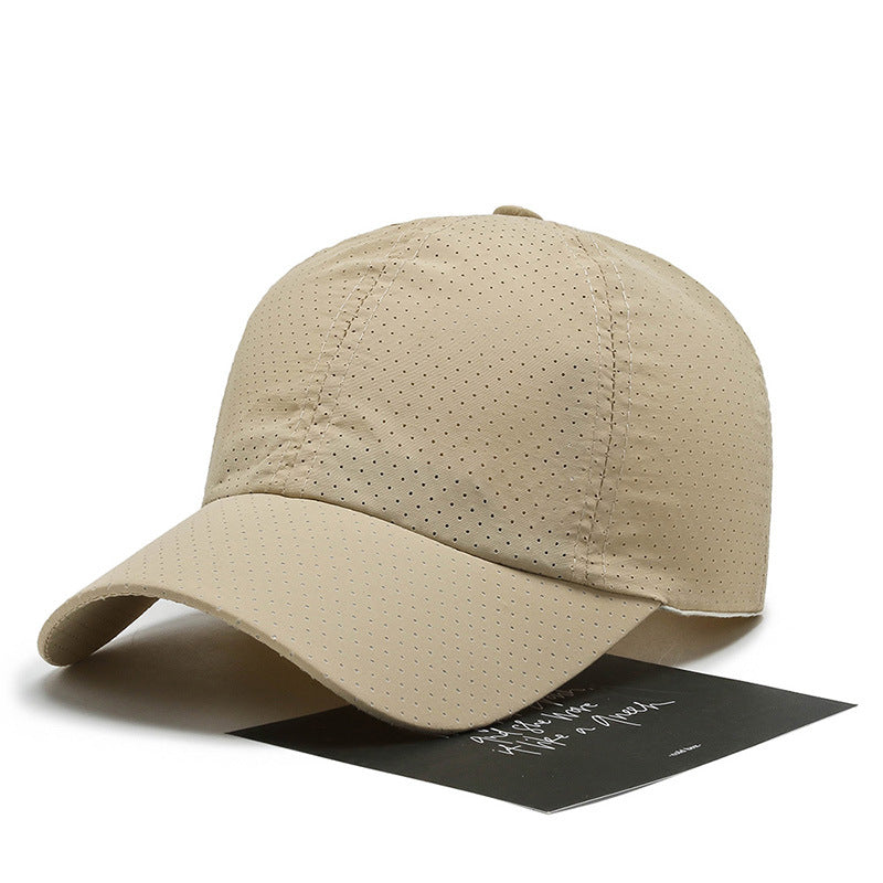 Men's Summer Quick-Dry Baseball Cap displayed outdoors