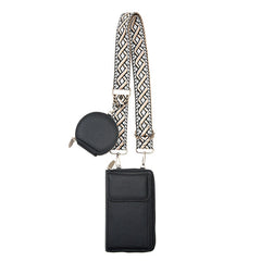 Trendy women's crossbody bag in red
