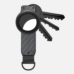 Promotional aluminium key holder with custom branding
