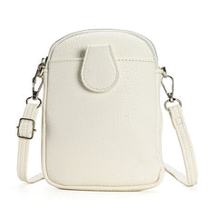 Trendy PU leather mini bag in brown
