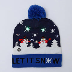 cozy knit beanie for festive occasions