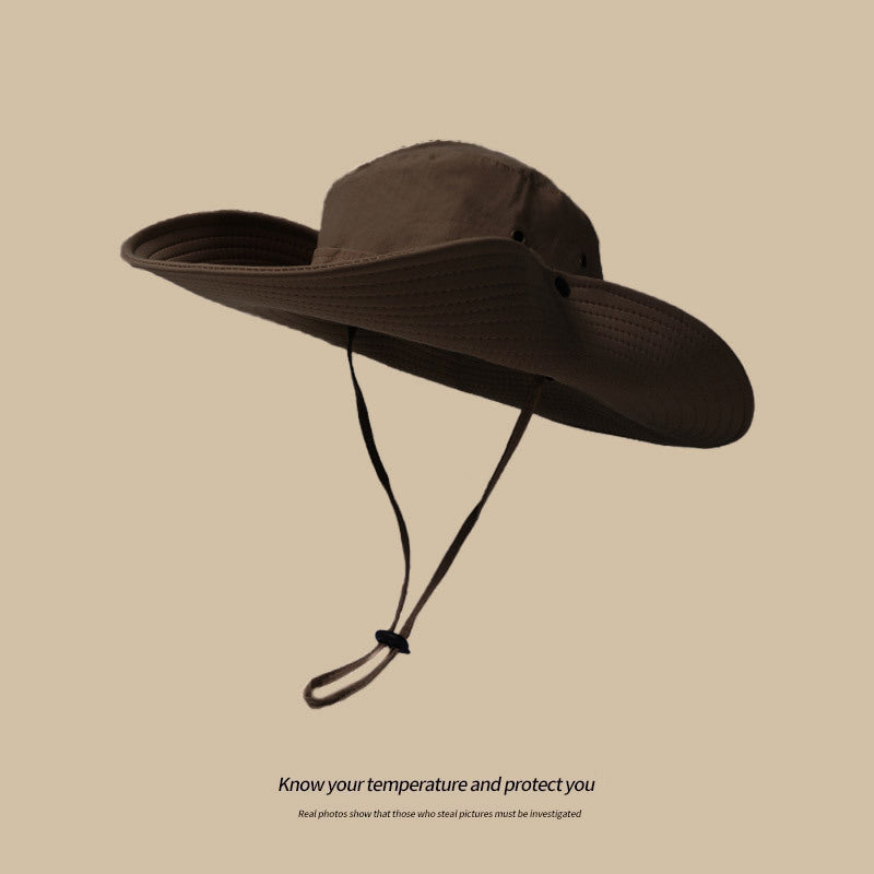 summer cowboy hat in khaki