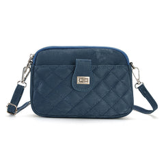 Image of stylish women's phone crossbody bag in black