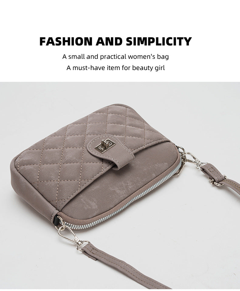 Various colours of women's crossbody bag in display