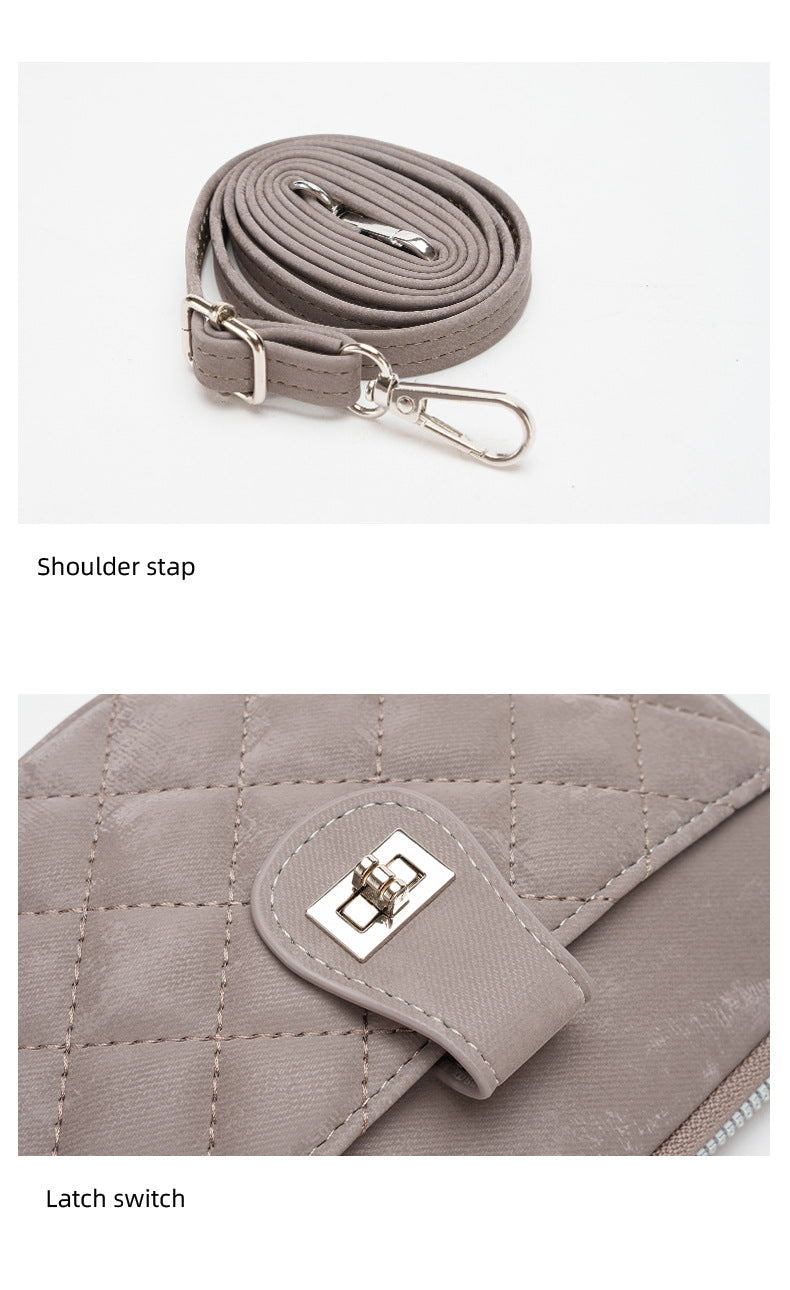Versatile business style crossbody bag with practicality