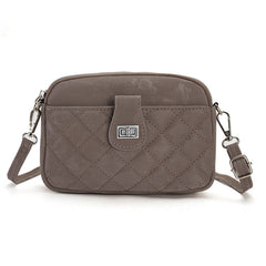 Various colours of women's crossbody bag in display