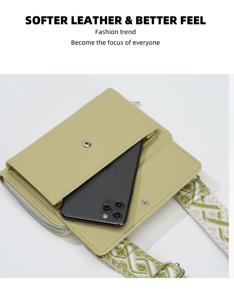 Chic colours of sling bag displayed