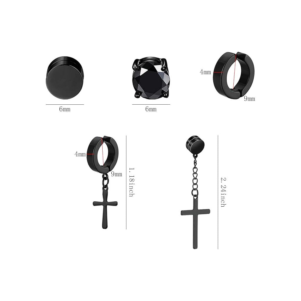 colourful geometric earrings in assorted styles