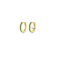 gold star and moon earrings set on display