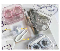 Transparent Lens Case with Visual Design Image 6