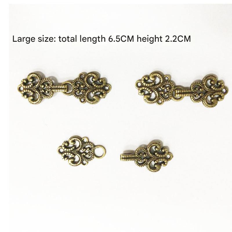 Metal clasp installation on clothing