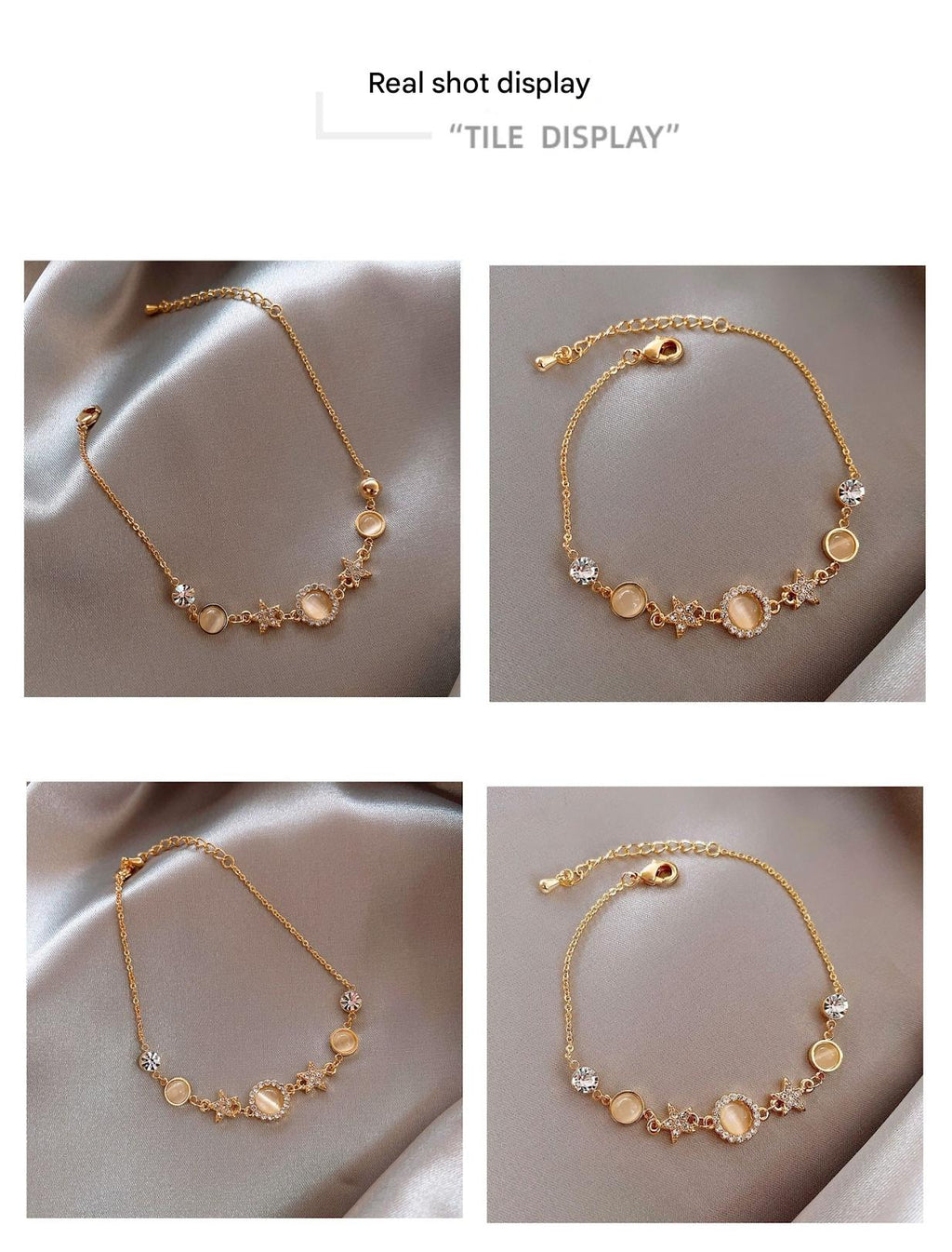 Star-Shaped Cat Eye Stone Bracelet showcasing versatility