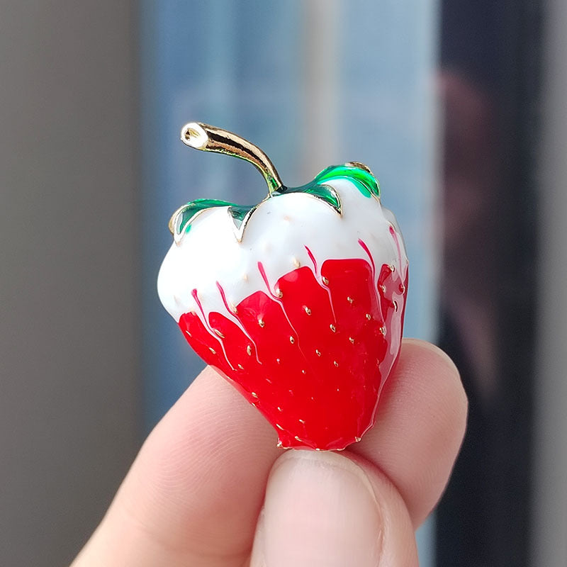 Stylish Brooch on a Dress