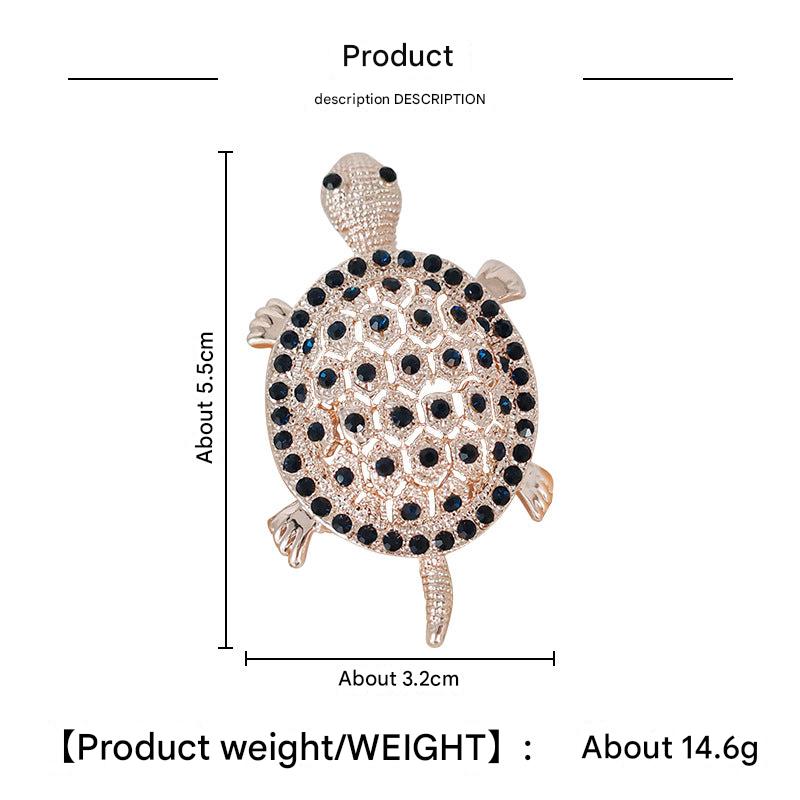 Black turtle brooch perfect for gifts