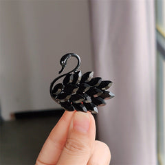 Brooch on a stylish cardigan