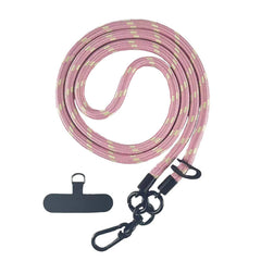 Durable phone lanyard with metal clasp