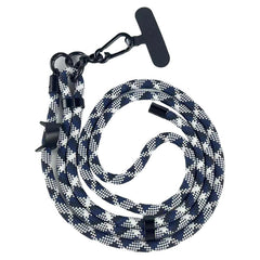 Close-up of nylon phone lanyard design