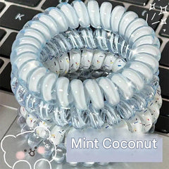 Mango style elastic hair tie displayed