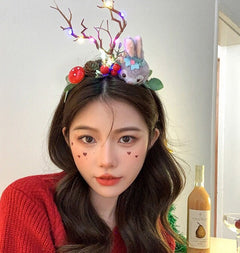 Light-Up Reindeer Antler Headband image 4