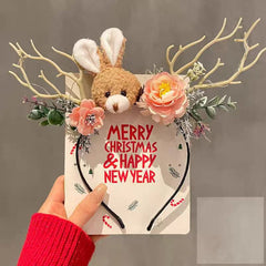 Light-Up Reindeer Antler Headband image 6