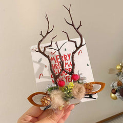 Light-Up Reindeer Antler Headband image 1