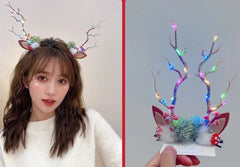 Light-Up Reindeer Antler Headband image 8
