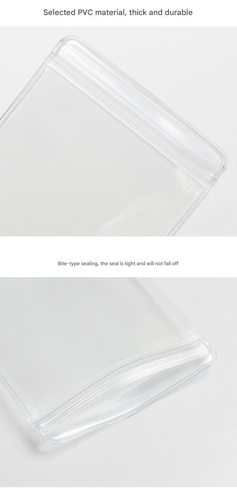 Portable clear jewellery case for travel accessories