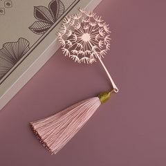Close-up of laser-etched bookmark pattern