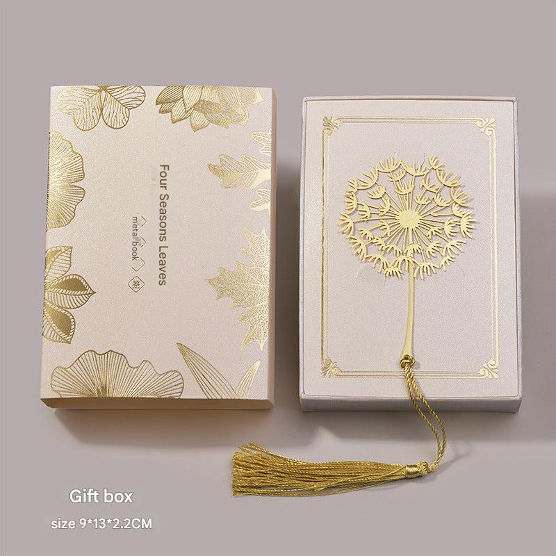 Lightweight metal bookmark showcasing artistic design