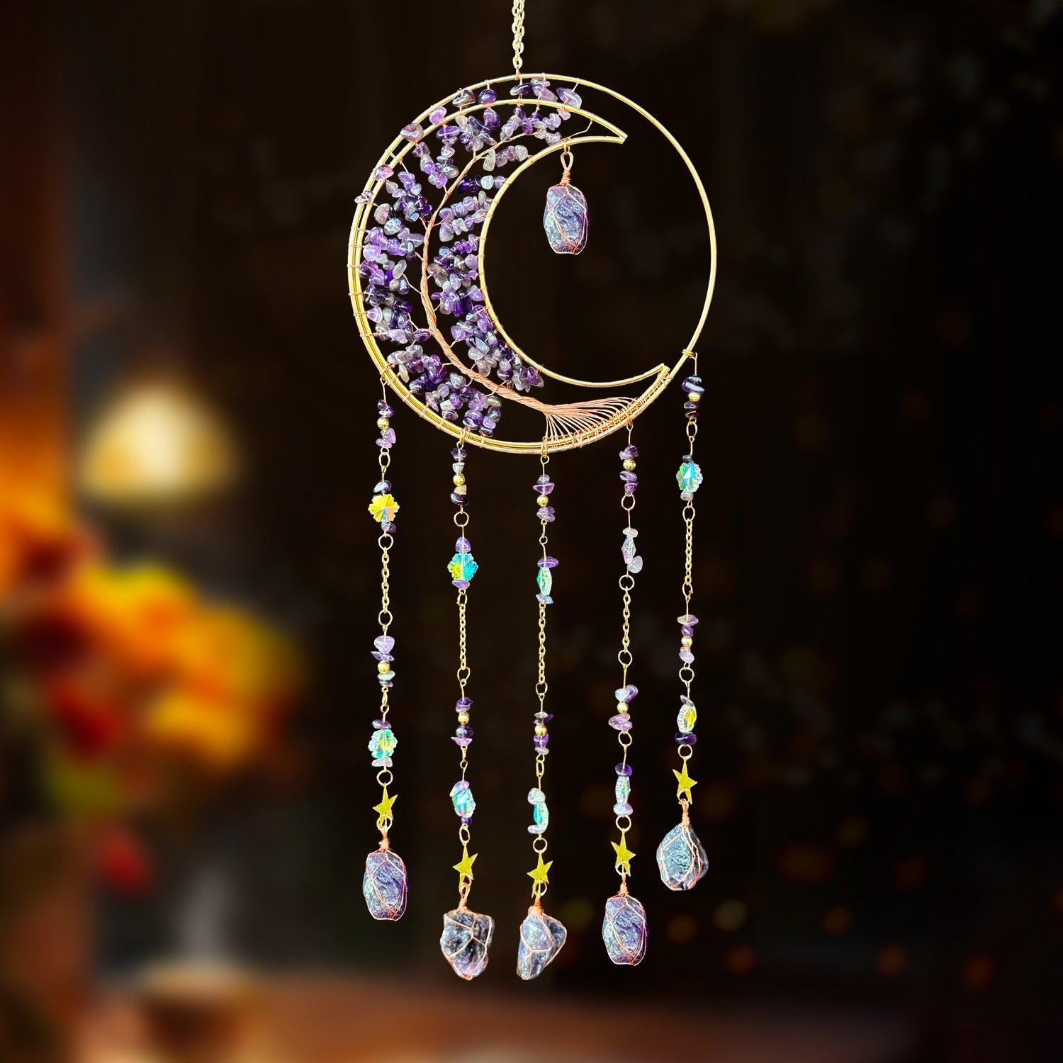 Handcrafted rose quartz decor item showcasing unique colour variations