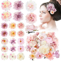 flower girl accessorised with stylish hair clips